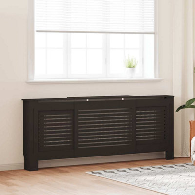 Vidaxl Mdf Radiator Cover 205 Cm Radiator Covers Black