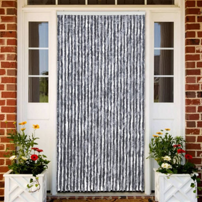 B&Q -  Insect Curtain Silver 118X220 Cm Chenille