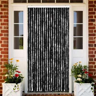 Vidaxl Insect Curtain Anthracite 90X200 Cm Chenille from B&Q