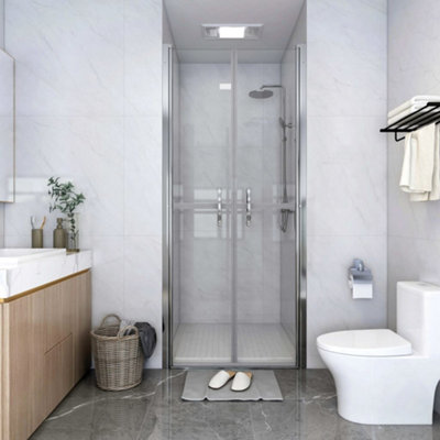 B&Q -  Shower Door Clear Esg 101X190 Cm