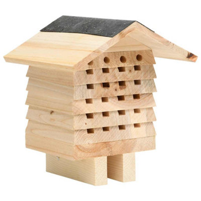 B&Q -  Bee Hotel Solid Firwood 22X20X20 Cm