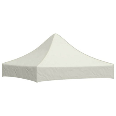 Vidaxl Party Tent Roof 2X2 M Cream 270 G/m² from B&Q
