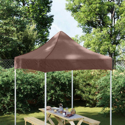 Vidaxl Party Tent Roof 2X2 M Brown 270 G/m² from B&Q