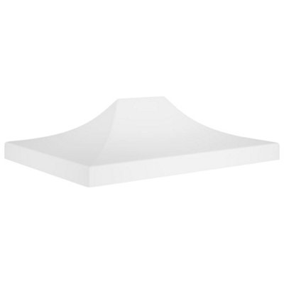Vidaxl Party Tent Roof 4.5X3 M White 270 G/m² from B&Q