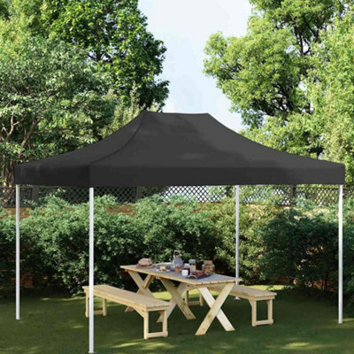 Vidaxl Party Tent Roof 4.5X3 M Black 270 G/m² from B&Q