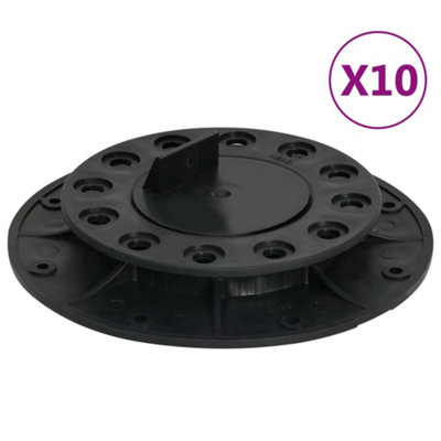 Vidaxl Adjustable Feet For Decking 10 Pcs 20-30 mm from B&Q