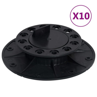 Vidaxl Adjustable Feet For Decking 10 Pcs 25-40 mm from B&Q