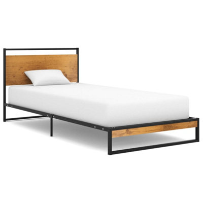 Vidaxl Bed Frame Without Mattress Metal 90X200 Cm from B&Q