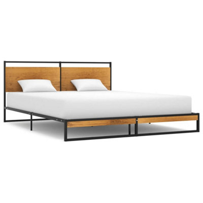 Vidaxl Bed Frame Without Mattress Metal 160X200 Cm from B&Q