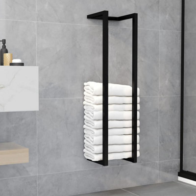 Vidaxl Towel Rack Black 25X20X95 Cm Iron from B&Q