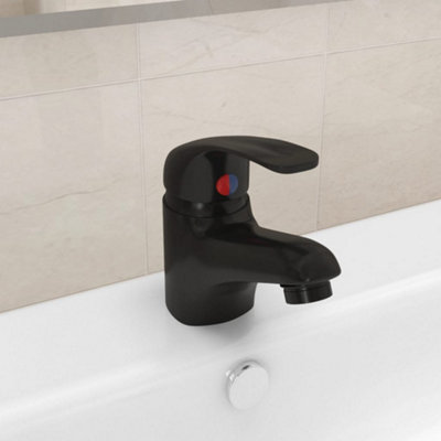 Vidaxl Basin Mixer Tap Black 13X10 Cm from B&Q