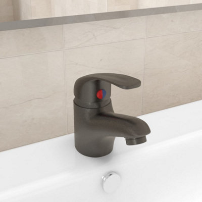 Vidaxl Basin Mixer Tap Grey 13X10 Cm from B&Q