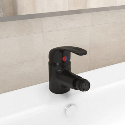 B&Q -  Bathroom Bidet Mixer Tap Black 13X12 Cm