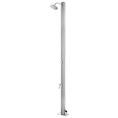 B&Q -  Garden Shower 215 Cm Stainless Steel