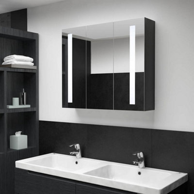 Vidaxl Led Bathroom Mirror Cabinet 89X14X62 Cm from B&Q