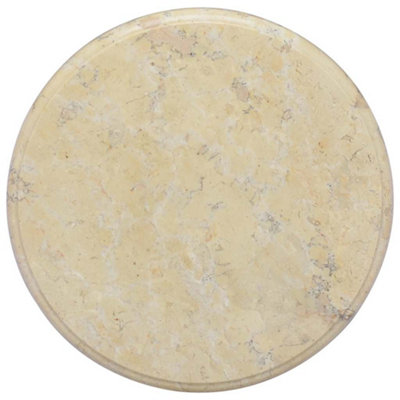 B&Q -  Table Top Cream 40X2.5 Cm Marble