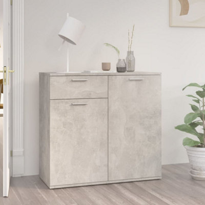 Vidaxl Sideboard Concrete Grey 80X36X75 Cm Engineered Wood from B&Q