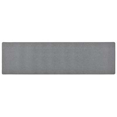 B&Q -  Carpet Runner Dark Grey 80X300 Cm