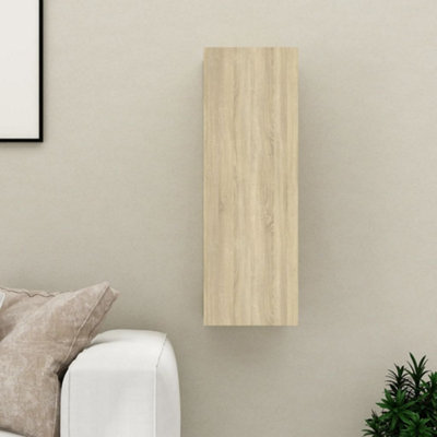 B&Q -  Tv Cabinet Sonoma Oak 30.5X30X90 Cm Engineered Wood