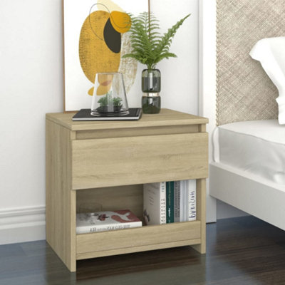 Vidaxl Bedside Cabinets 2 Pcs Sonoma Oak 40X30X39 Cm Engineered Wood Bedside Cabinets from B&Q