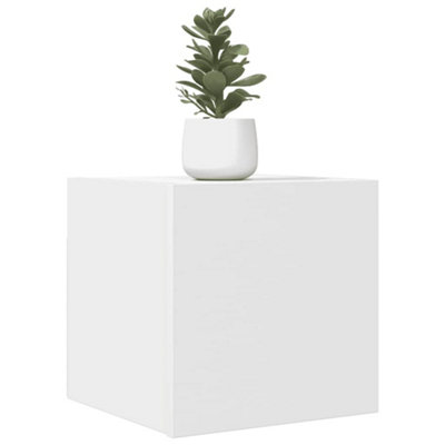 Vidaxl Wall Mounted Tv Cabinet White 30.5X30X30 Cm from B&Q