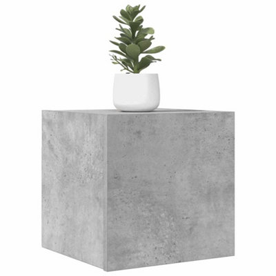 Vidaxl Wall Mounted Tv Cabinet Concrete Grey 30.5X30X30 Cm from B&Q