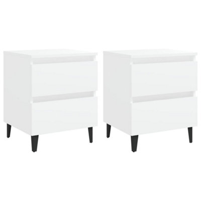 Creekside Bed Cabinets 40x35x50 cm Engineered Wood - Image 4