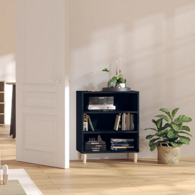 Vidaxl Sideboard 57X35x70 Cm Engineered Wood Black