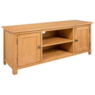 B&Q -  Tv Cabinet 110X35X44 Cm Solid Oak Wood