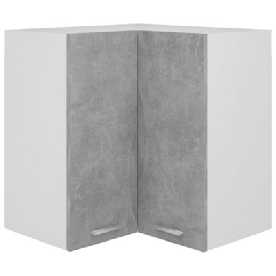 Vidaxl Hanging Corner Cabinet Lyon Concrete Grey 57X57X60 Cm Engineered Wood from B&Q
