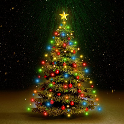 Vidaxl Christmas Tree Net Lights With 180 Leds Colourful 180 Cm from B&Q