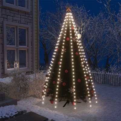 B&Q -  Christmas Tree Net Lights With 300 Leds Cold White 300 Cm