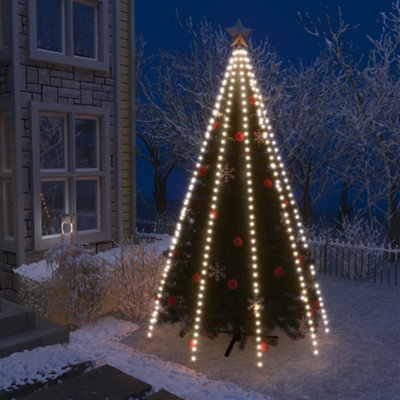 vidaXL Christmas Tree Net Lights - 400 LEDs - Cold White - 400 cm - White - Image 3