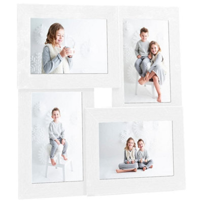 Vidaxl Collage Photo Frame For 4X(13X18 Cm) Picture White Mdf from B&Q
