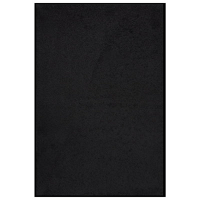 Vidaxl Doormat Black 80X120 Cm from B&Q