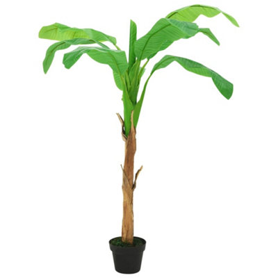 Vidaxl Artificial Banana Tree With Pot 180 Cm  Green from B&Q