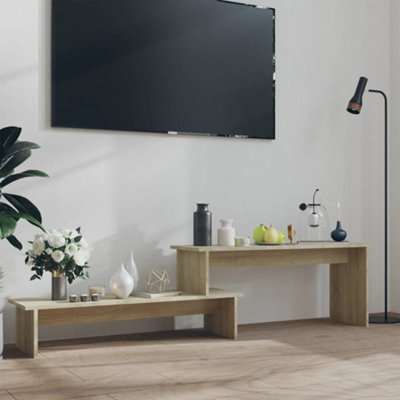 Vidaxl Tv Cabinet Sonoma Oak 180X30X43 Cm Engineered Wood from B&Q