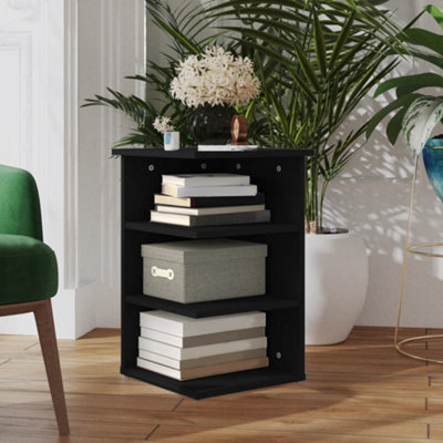 B&Q -  Side Cabinet Black 35X35X55 Cm Engineered Wood