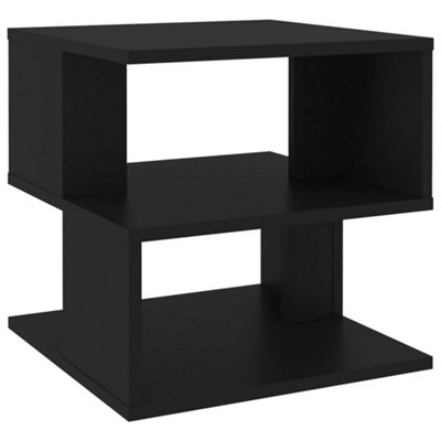 Vidaxl Side Table 40X40x40 Cm Engineered Wood Black