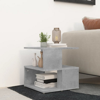 B&Q -  Side Table Concrete Grey 40X40X40 Cm Engineered Wood