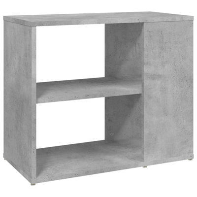 Vidaxl Side Cabinet Concrete Grey Engineered Wood Furniture Storage Cabinet - Image 3