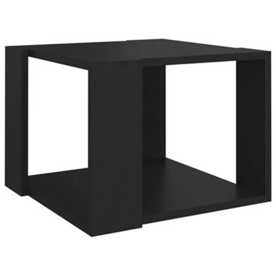 Vidaxl Coffee Table 40X40x30 Cm Engineered Wood Black
