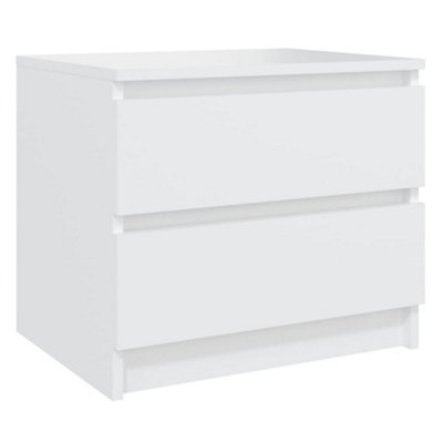B&Q -  Bed Cabinet White 50X39X43.5 Cm Engineered Wood