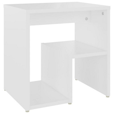 B&Q -  Bed Cabinet White 40X30X40 Cm Engineered Wood