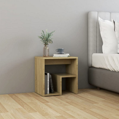 Vidaxl Bed Cabinet Sonoma Oak 40X30X40 Cm Engineered Wood Bed Cabinets from B&Q
