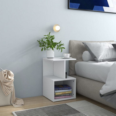 Vidaxl Bedside Cabinet White 35X35X55 Cm Engineered Wood from B&Q