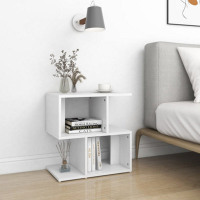 B&Q -  Bedside Cabinets 2 Pcs White 50X30X51.5 Cm Engineered Wood