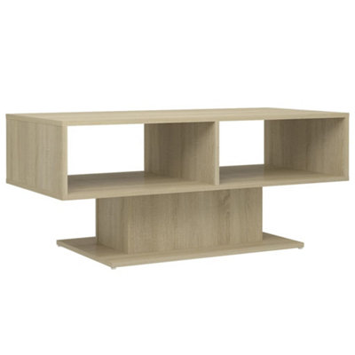 Vidaxl Coffee Table Sonoma Oak 103.5X50x44.5 Cm Engineered Wood