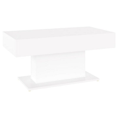 B&Q -  Coffee Table White 96X50X45 Cm Engineered Wood