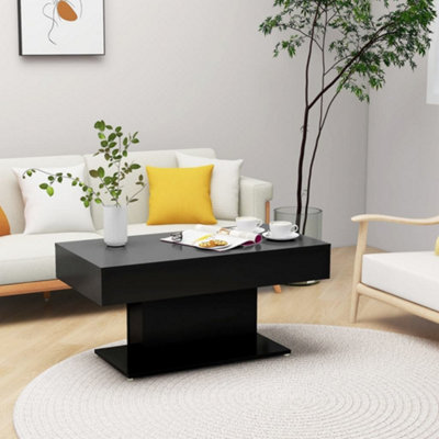 Vidaxl Coffee Table Black 96X50X45 Cm Engineered Wood from B&Q